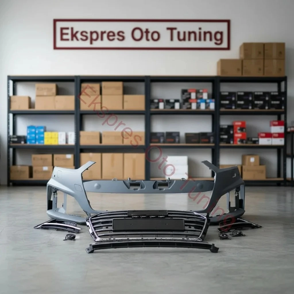 Audi A5 Ön Tampon Seti (2016-2019 Uyumlu – S Görünüm)