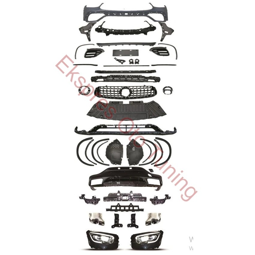 MERCEDES C253 GLC COUPE TO GLC COUPE FACELIFT GLC63S TYPE BODY KIT