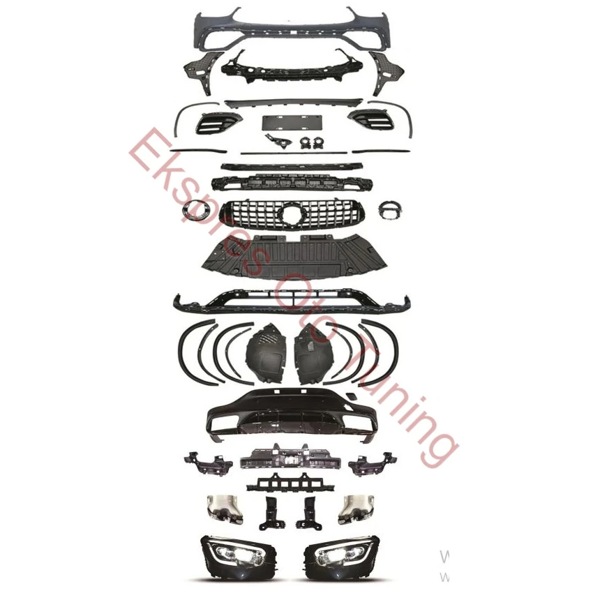 Mercedes GLC Serisi Body Kit (C253 Coupe Facelift Uyumlu - GLC63S Görünüm)