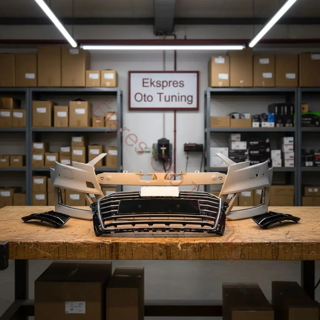 Audi A3 HB Ön Tampon (2016+ Uyumlu – S3 Görünüm)