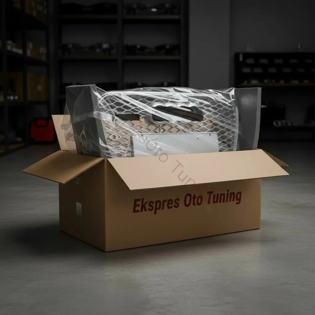 Audi A5 Panjur (2011-2016 Uyumlu – RS Görünüm – Krom/Gri)