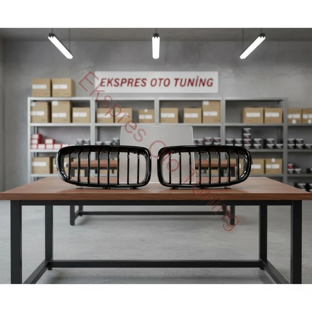 Bmw 3 Serisi Panjur Seti (F30 Uyumlu – Parlak Siyah)