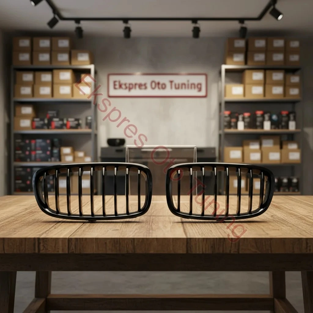 Bmw 1 Serisi Panjur Seti (F20 Uyumlu – Parlak Siyah)