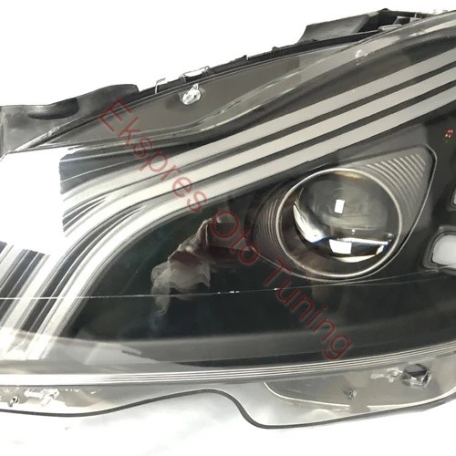 MERCEDES W204 FAR SETİ MAYBACH (MAKYAJLI KASA İÇİN) 2012-2014 HALOJEN İÇİN