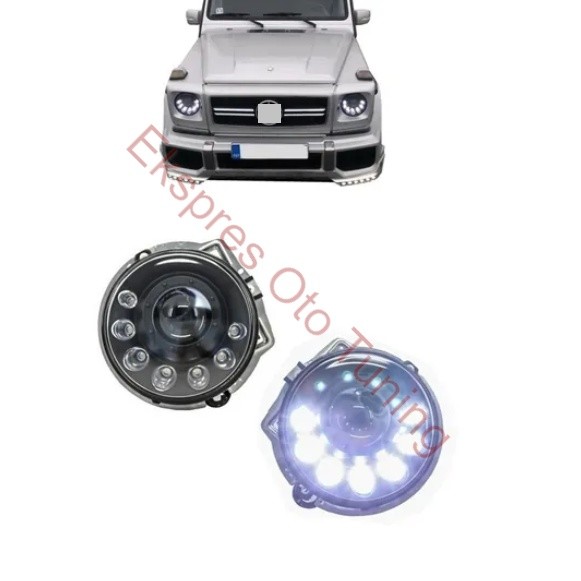 MERCEDES W463 G63 TEK FAR SİYAH 7 LED 2012-2018
