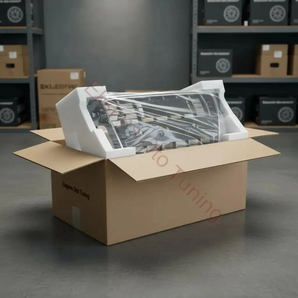 Audi A4 Panjur (2008-2011 Uyumlu – S Görünüm – Krom/Siyah)