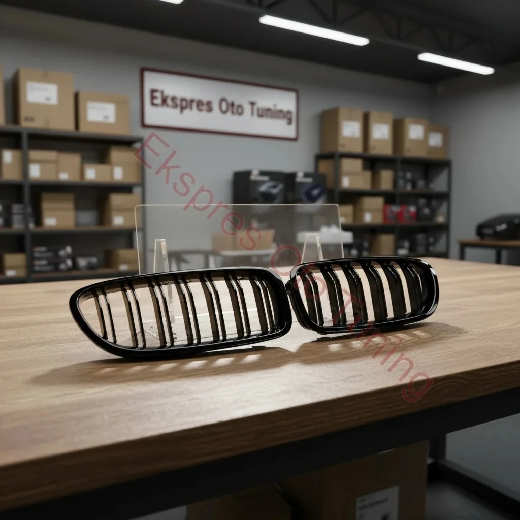 Bmw 3 Serisi Panjur Seti (E92 LCI Uyumlu – M3 Görünüm – Parlak Siyah)