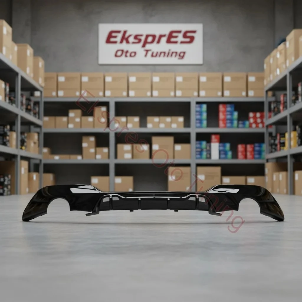 Bmw 3 Serisi Difüzör (G20 Uyumlu – Competition Görünüm – Piano Black – 3.35)