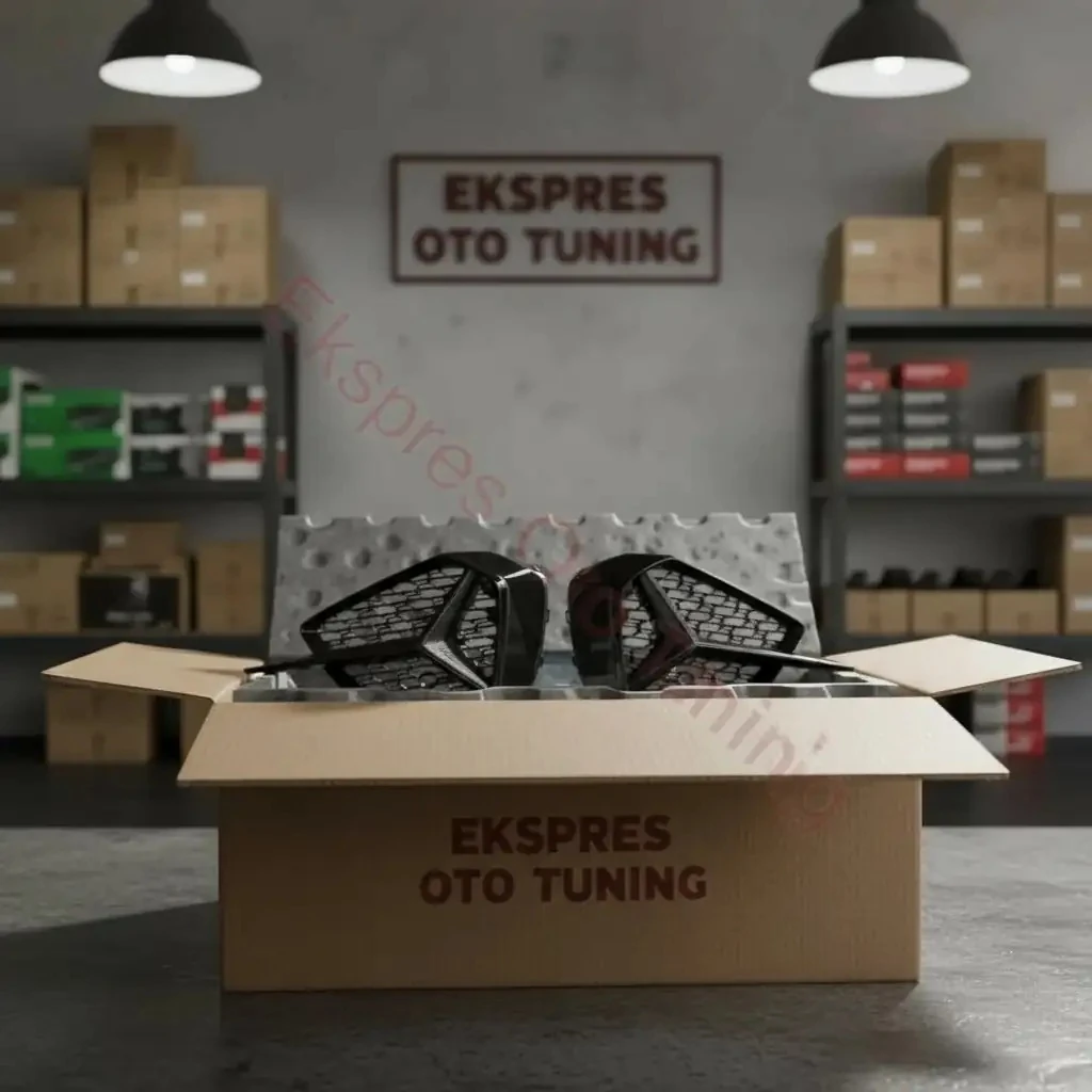 Audi A3 Sis Çerçevesi (2021+ Uyumlu – Karbon Görünüm)