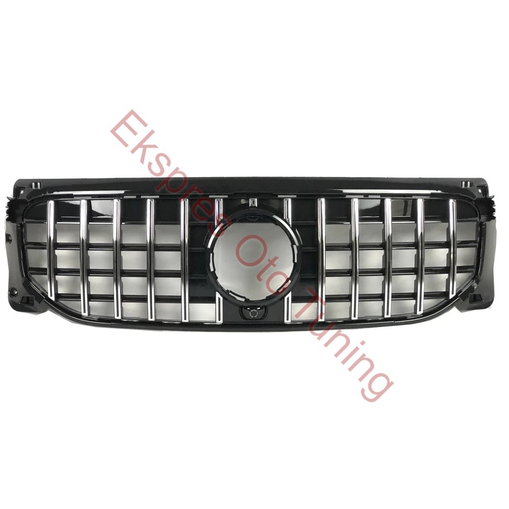 Mercedes GLB Serisi Uyumlu Panjur (X247 Uyumlu – Progressive Varyant – GTR Görünüm – Krom)
