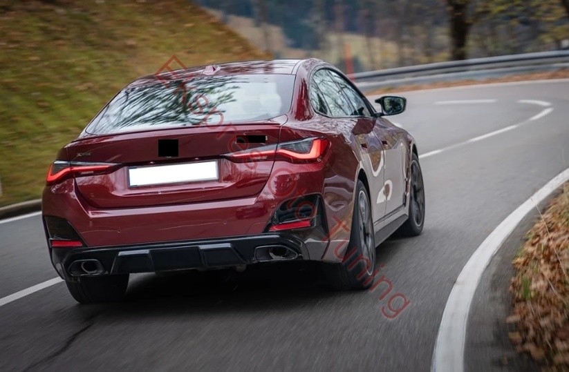 BMW G26 DİFÜZÖR/SİYAH EGZOZ SETİ