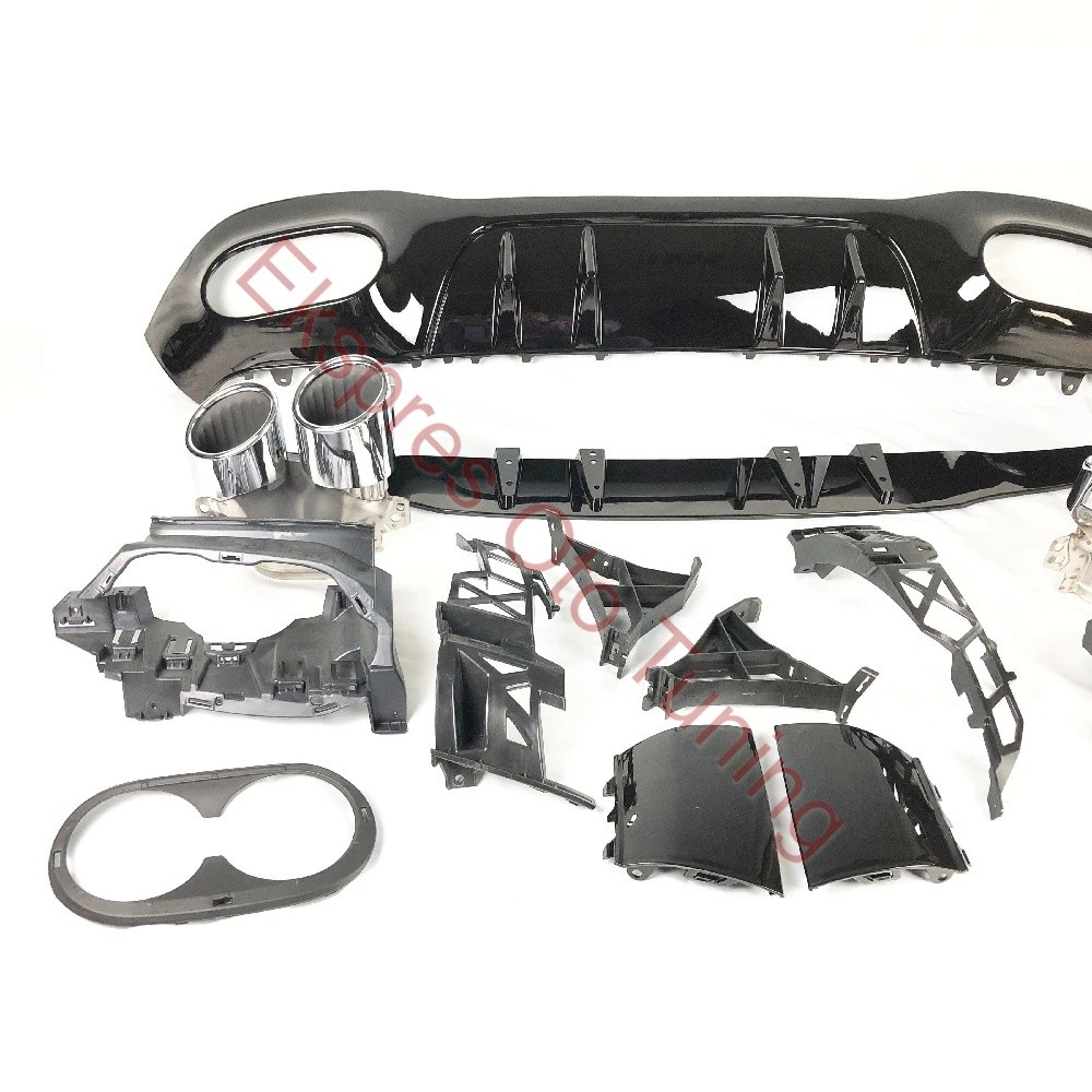 MERCEDES W177 DİFÜZÖR A45 KROM EGZOZ UCU 5D
