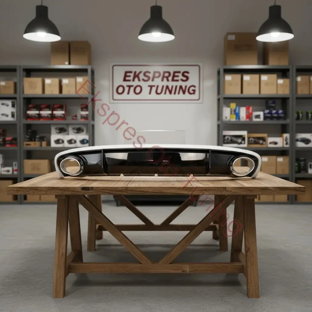 Audi A4 Difüzör Seti (2011-2015 Uyumlu – RS4 Görünüm)