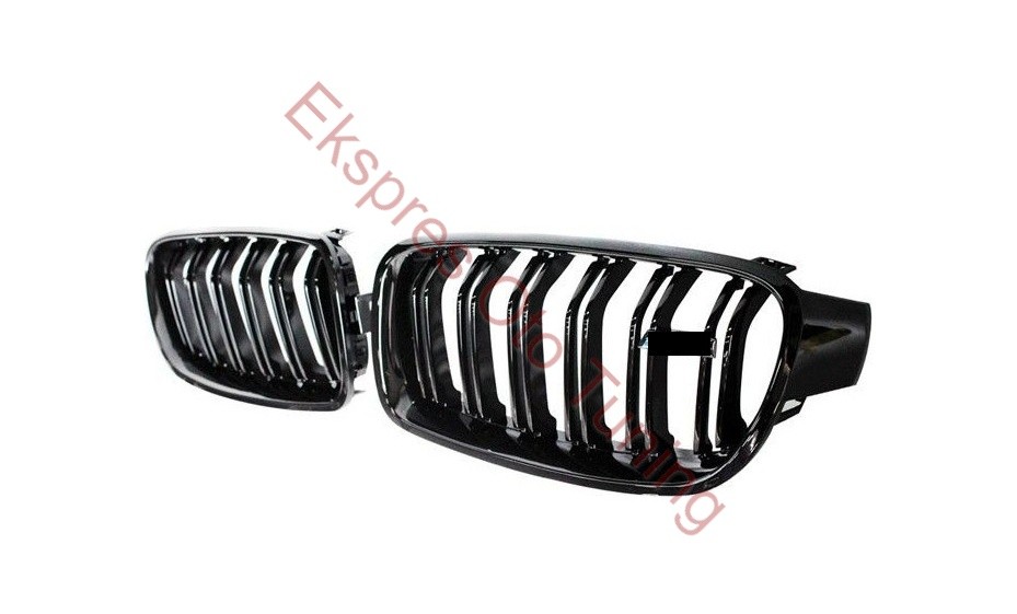 Bmw 3 Serisi Panjur Seti (F30 Uyumlu – M3 Görünüm – Parlak Siyah)