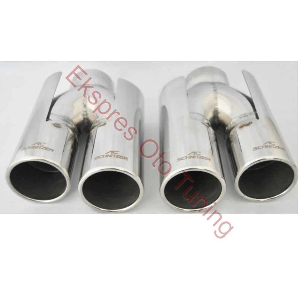 AC SCHNITZER ÇİFTLİ L/R EGZOZ UCU (63*70)