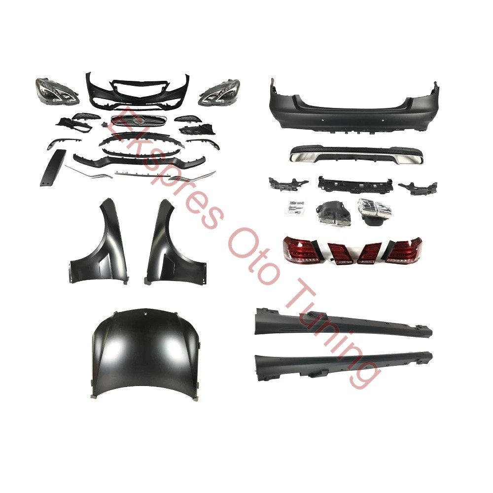 MERCEDES W212 TO W212 FACELIFT E63 BODY KIT