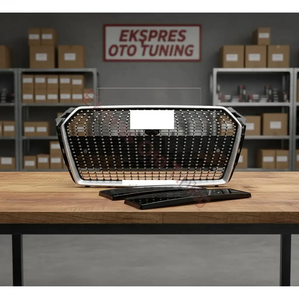 Audi A4 Panjur (2015+ Uyumlu – Elmas Görünüm)