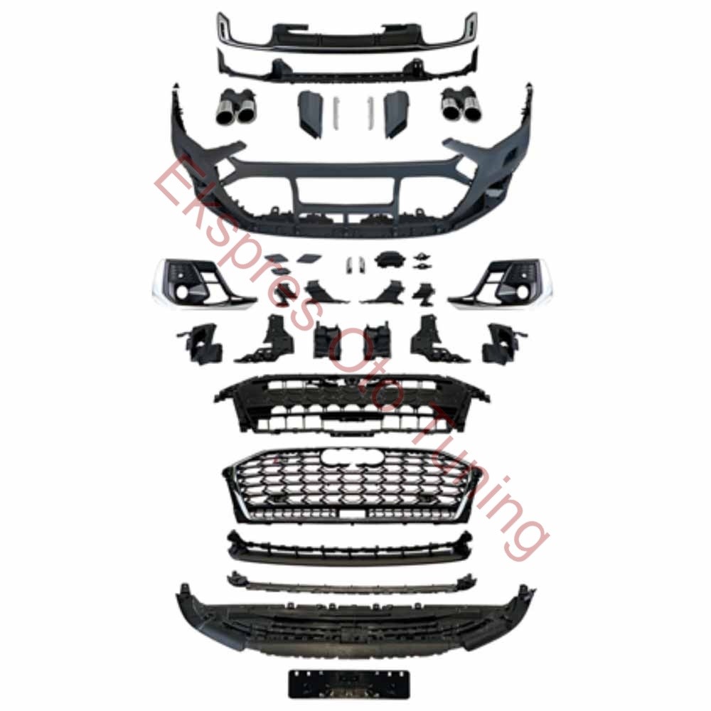 AUDI A8 2017-2021 KASADAN 2022-2025 S8 GÖRÜNÜME UYUMLU DÖNÜŞÜM SETİ (BODY KIT)