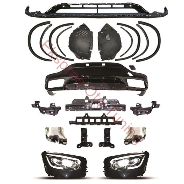 MERCEDES C253 GLC COUPE TO GLC COUPE FACELIFT GLC63S TYPE BODY KIT