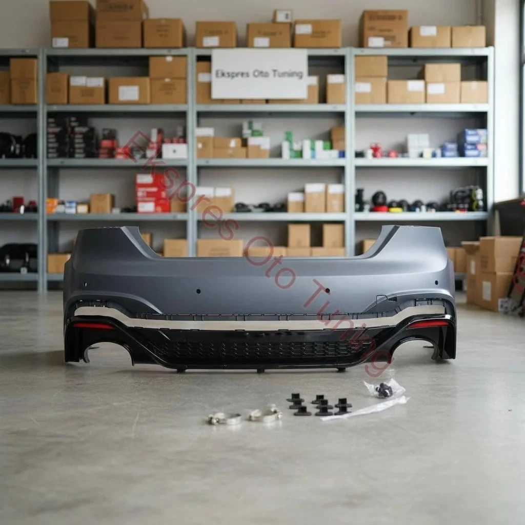 Audi A5 Arka Tampon Seti (2020-2022 Uyumlu – RS Görünüm – 2/4 Kapı)