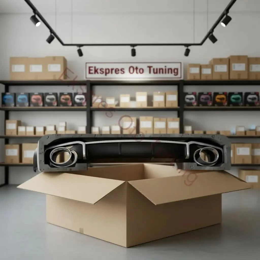 Audi A3 Difüzör (2016-2020 S-Line Uyumlu – RS Görünüm – 4 Kapı)