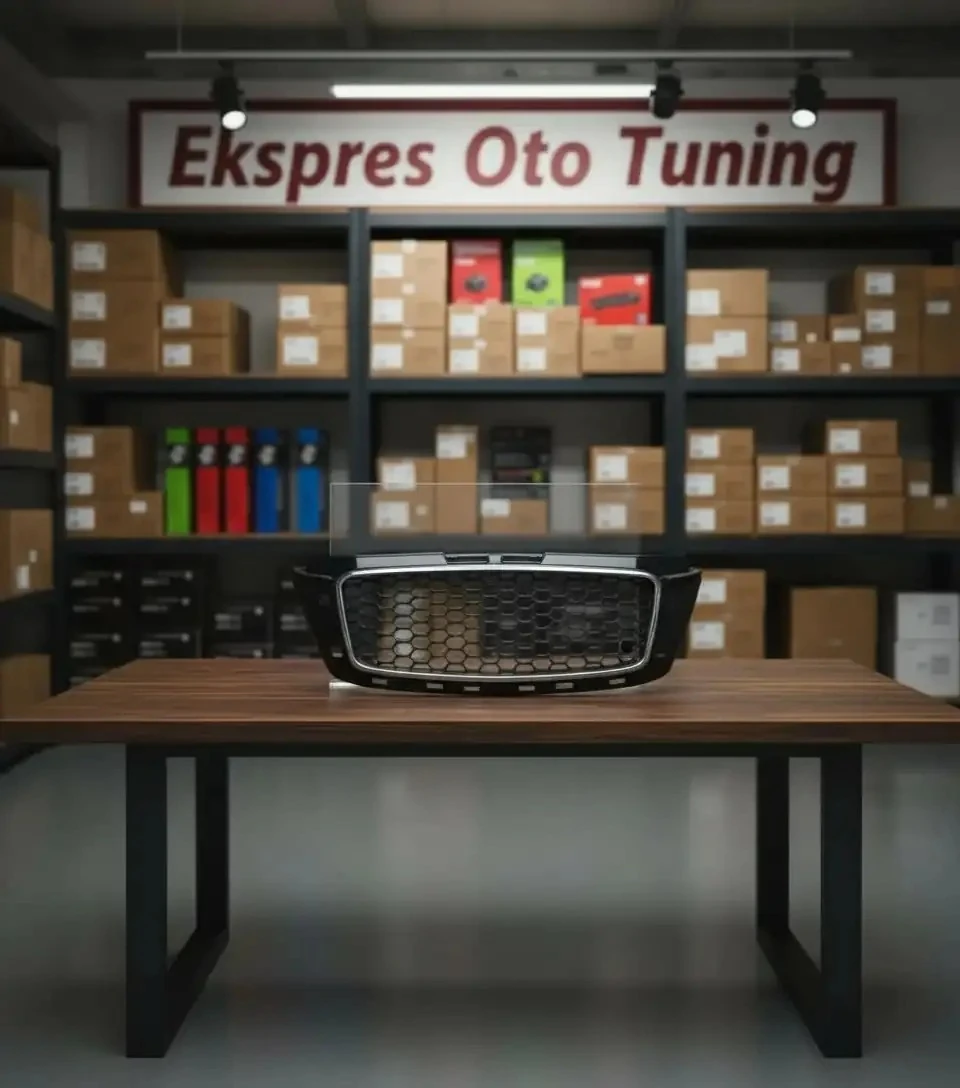 Audi A3 Panjur (2008-2013 Uyumlu – RS3 Görünüm – Krom/Siyah)