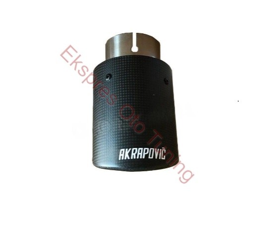 Akrapovic Egzoz Ucu (63X89 – Klasik Tip – Tekli – Mat Karbon)