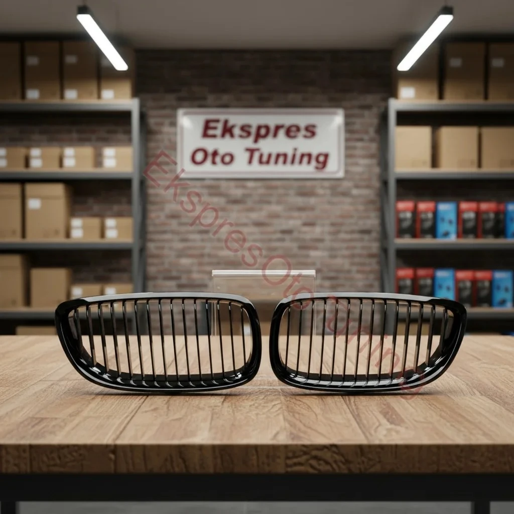 Bmw 3 Serisi Panjur Seti (E92 LCI Uyumlu – Parlak Siyah)