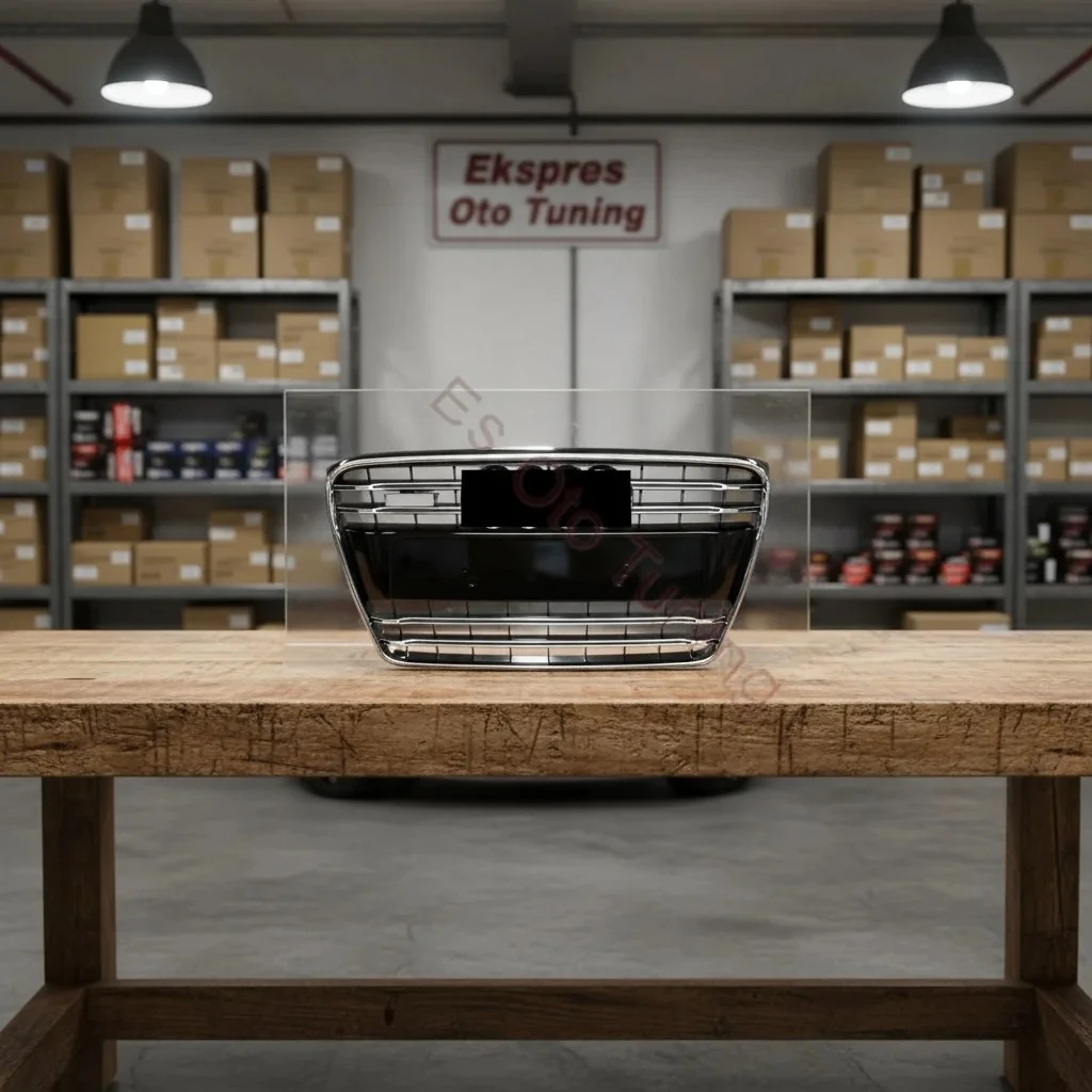 Audi TT Panjur (2006-2014 Uyumlu – S Görünüm – Krom/Siyah)