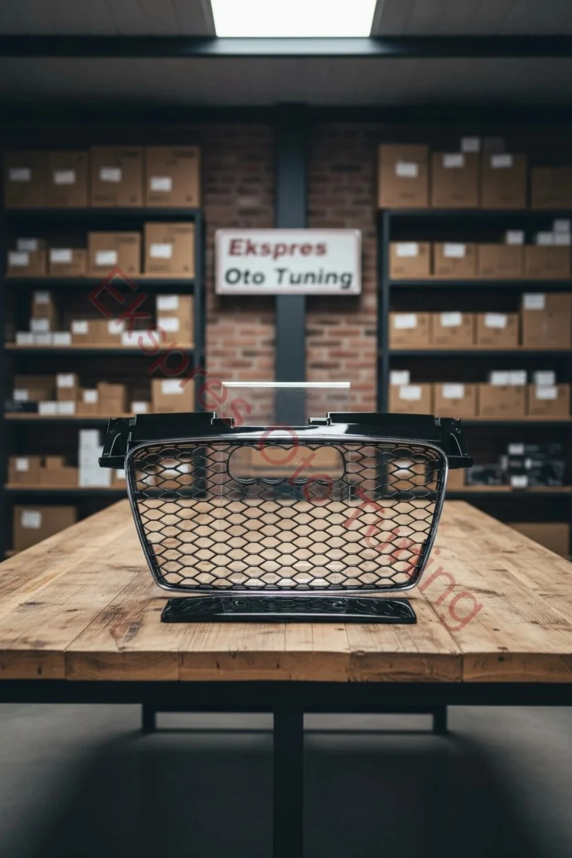 Audi TT Panjur (2006-2014 Uyumlu – RS Görünüm – Krom/Siyah)