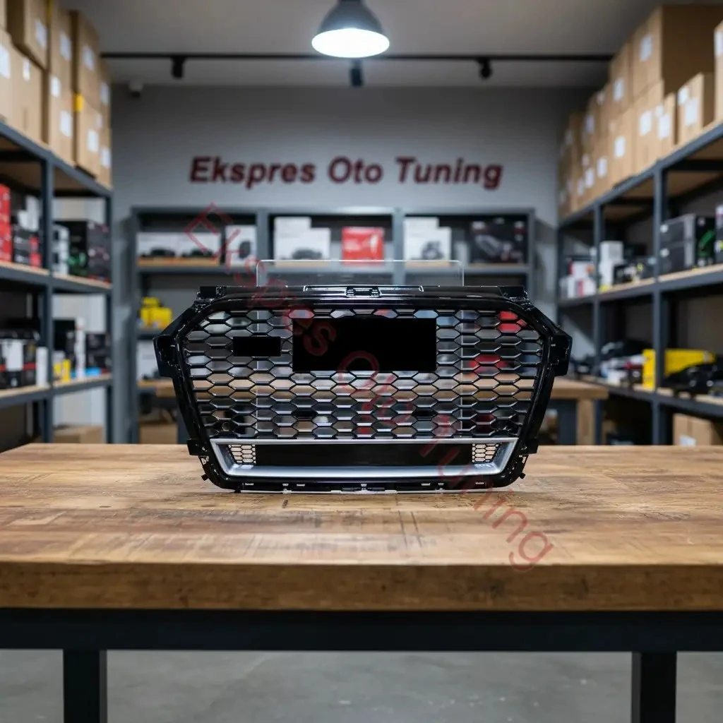 Audi A1 Panjur (2014-2018 Uyumlu – RS1 Görünüm – Siyah/Siyah)