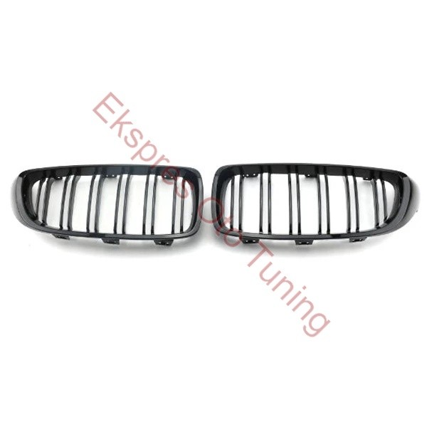 BMW F32 UYUMLU M4 TİPİ PARLAK SİYAH PANJUR SETİ