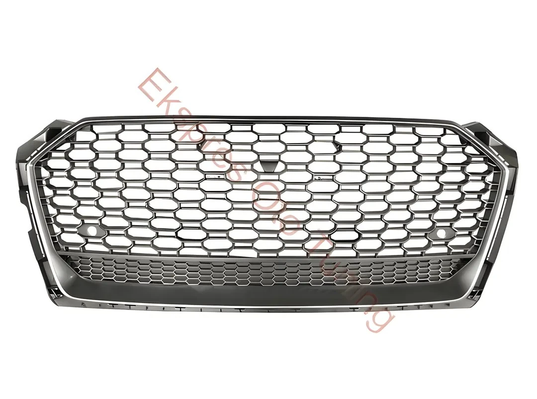 Audi A5 Panjur (2016+ Uyumlu – RS5 Görünüm – Quattro Yazılı – Krom/Gri)