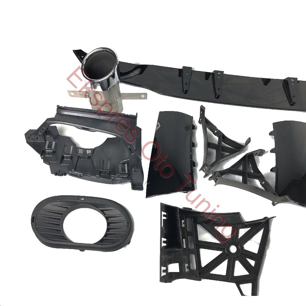 MERCEDES W177 DİFÜZÖR A35 KROM EGZOZ UCU 4D