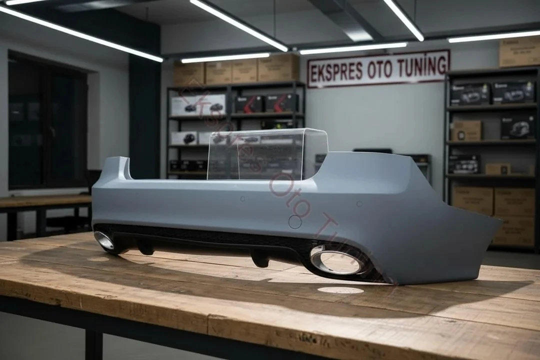 Audi A5 Coupe Arka Tampon Seti (2007-2016 Uyumlu – RS5 Görünüm)