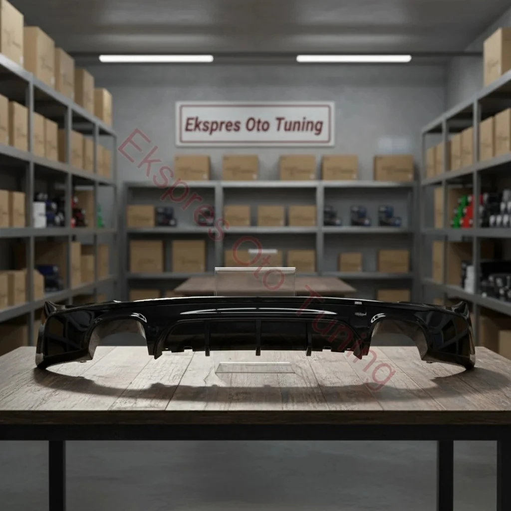 Bmw 2 Serisi Difüzör (F22 Uyumlu – Performance Görünüm – 2.50 – Piano Black)