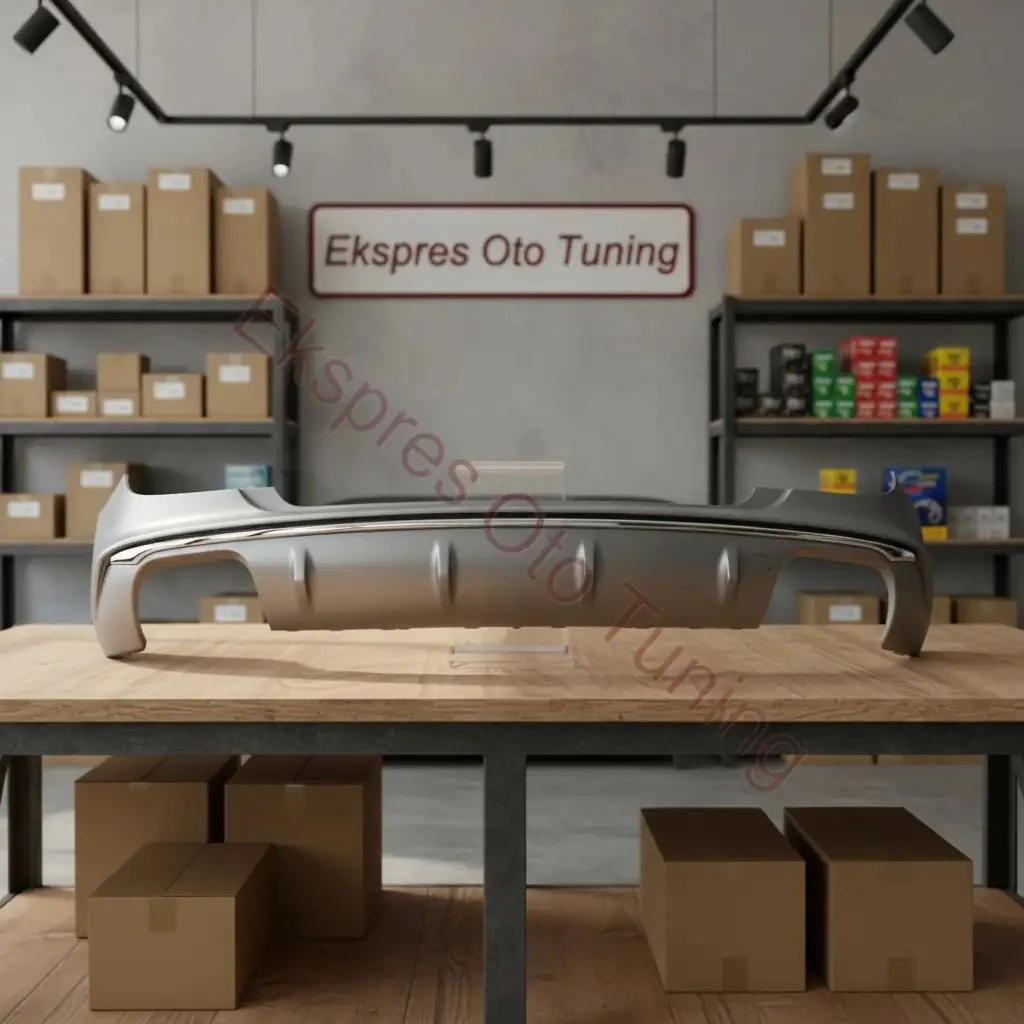 Audi A3 Sedan Difüzör (2013-2016 Uyumlu – S3 Görünüm)