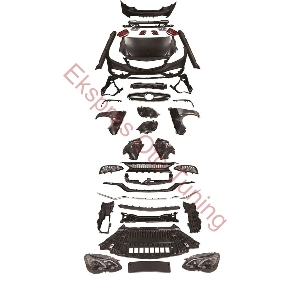 MERCEDES W212 TO W212 FACELIFT AMG BODY KIT