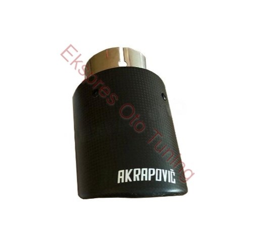 Akrapovic Egzoz Ucu (Klasik – Tekli – Mat Karbon – 63*114)