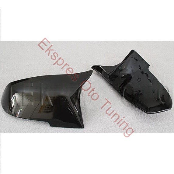 BMW F10 LCI UYUMLU M5 GÖRÜNÜMLÜ SİYAH AYNA KAPAĞI (F06/F12/F13) (F01/F02 LCI)