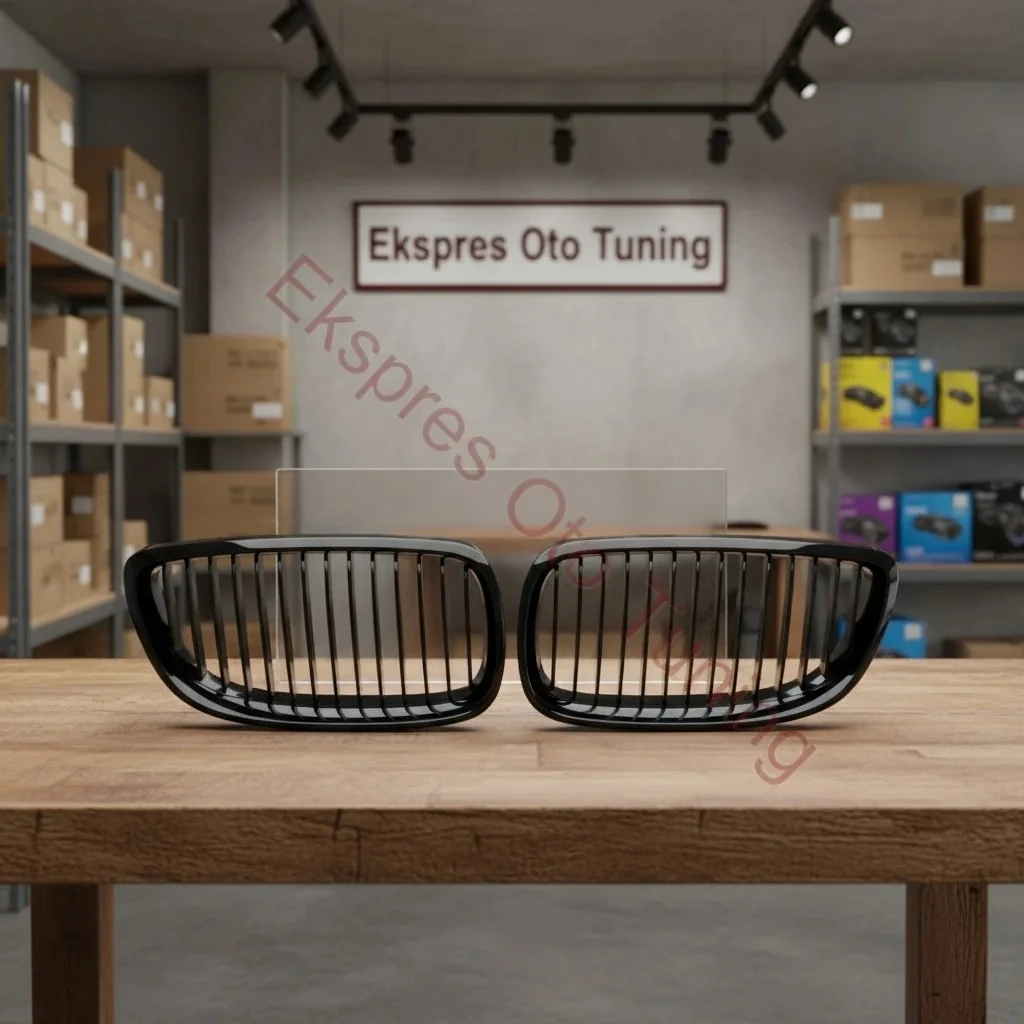 Bmw 3 Serisi Panjur Seti (E92 LCI Uyumlu – Parlak Siyah)