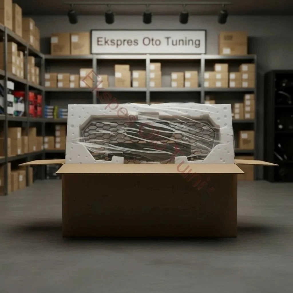 Audi A7 Panjur (2014-2018 Uyumlu – RS7 Görünüm – Krom/Siyah)