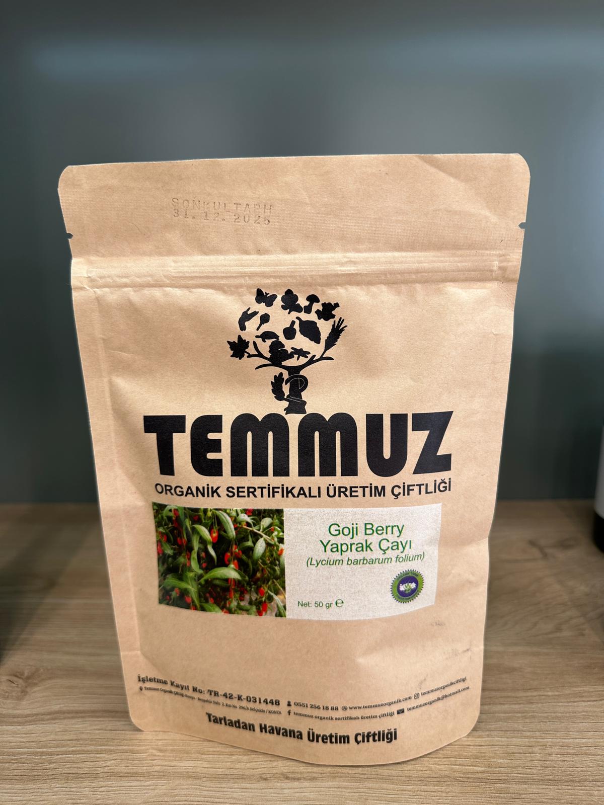 Temmuz Goji Berry Yaprak Çayı