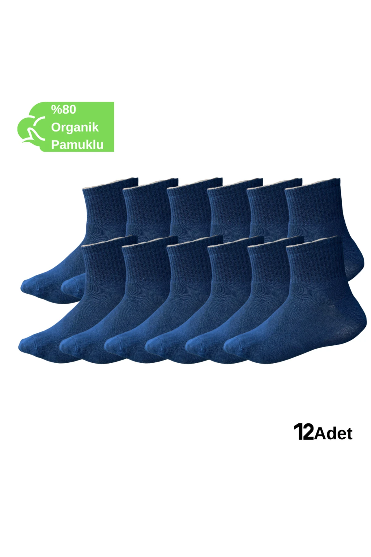 Pamuklu Yumuşak Karışık 12'li Erkek Soket Çorap Pamuklu Çorap Yumuşak Çorap