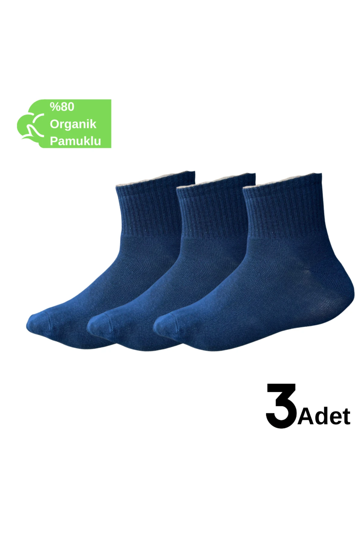 Pamuklu Yumuşak Karışık 3'lü Erkek Soket Çorap Pamuklu Çorap Yumuşak Çorap