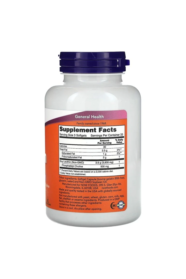 Non Gmo Lecithin 1200 mg 100 Kapsül