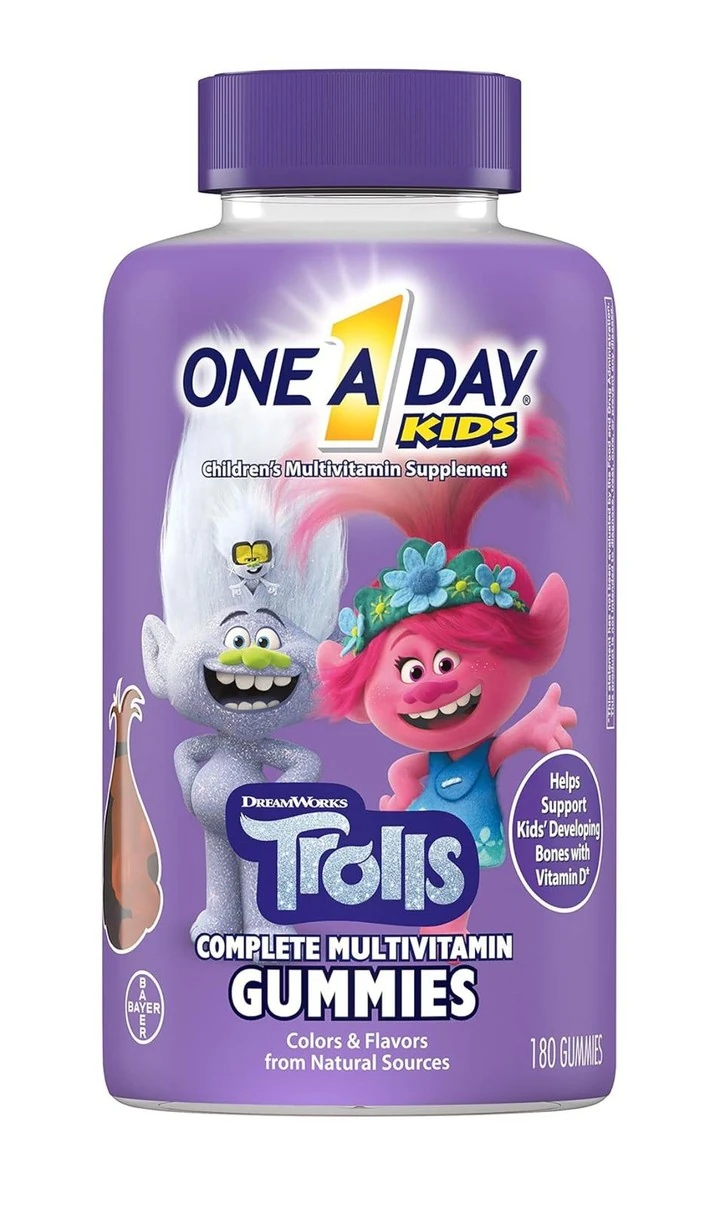 Kids Trolls Multivitamin Gummy, Kids Vitamins 180 Tablet