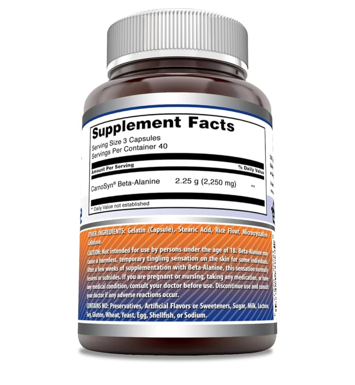 Beta-lanine 2,25 gr- 40 servis- 120 kapsül