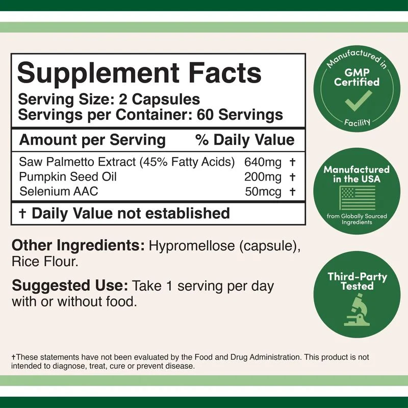 Prostate Support Men's Health 120 Kapsül