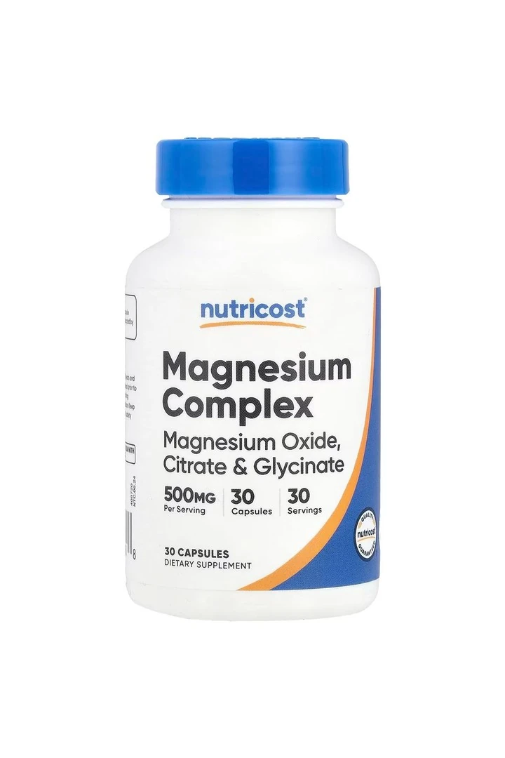 Magnezyum Kompleksi, 500 mg, 30 Kapsül